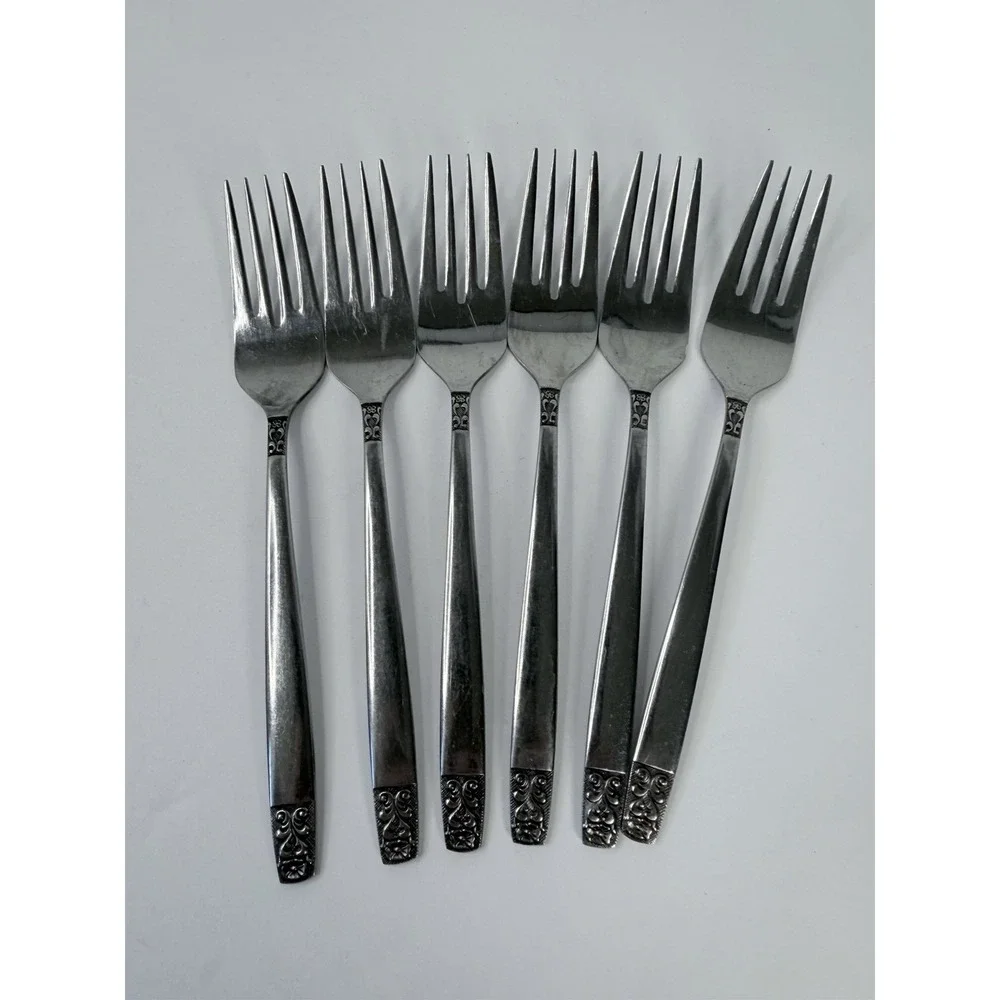 Stanley Roberts Rogers DANESMORE 6 Salad Forks 6-1/2